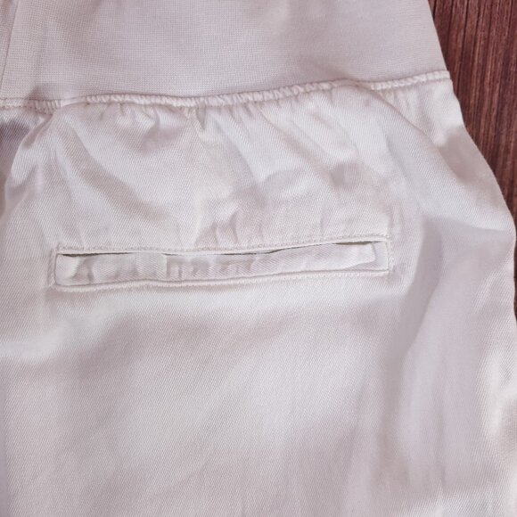 Faherty Womens Small Arlie Pants Slim Fit Straight Leg Linen Blend Pull On White - Picture 7 of 11